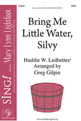 Bring Me Little Water, Silvy SATB choral sheet music cover